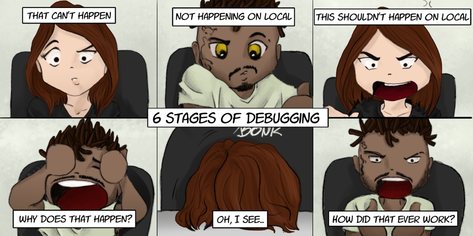 6 Stages of debugging